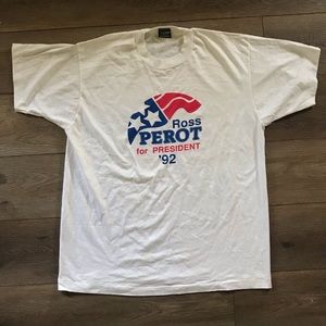 VTG Ross Perot for President ‘92 Campaign T-Shirt